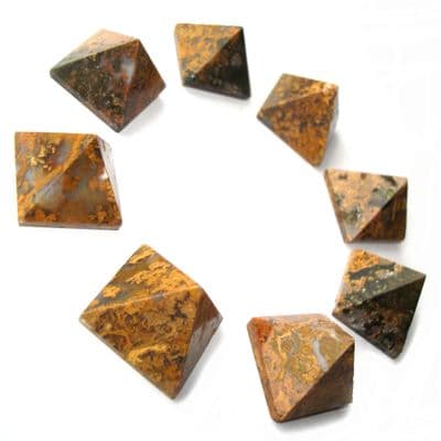 Ocean Jasper Crystal Pyramid