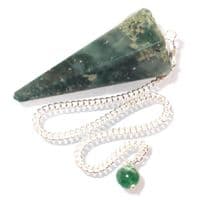 Ocean Jasper Pendulum Dowsing Crystal Point