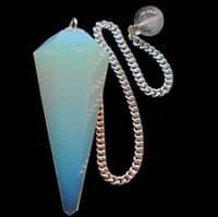 Opalite Pendulum Dowsing Crystal Point