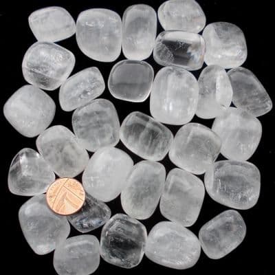 Optical Calcite Tumbled Stone