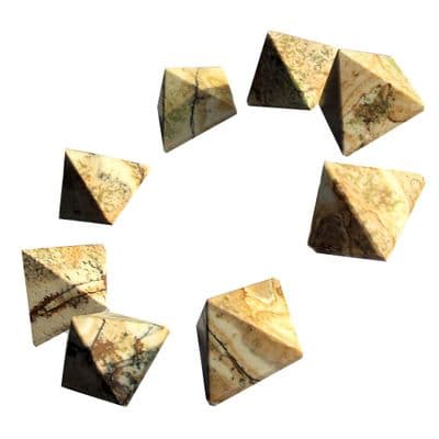 Picture Jasper Crystal Pyramid