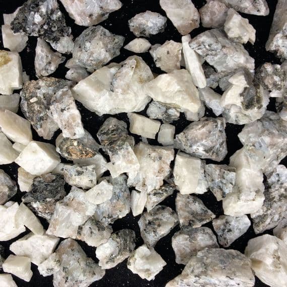 Rainbow Moonstone Crystal Mineral Specimen 30g