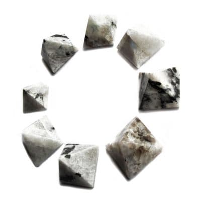 Rainbow Moonstone Crystal Pyramid
