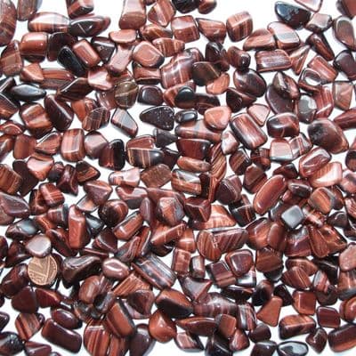 Red Tiger Eye Tumbled Stone