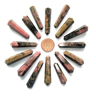 Rhodonite DT Vogel Wand