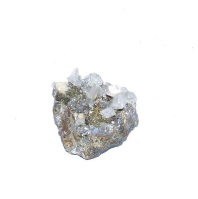 Rhombohedrons + Balls of  Calcite, Galena, Chalcopyrite  Trepca Mine 0.1kg (17)
