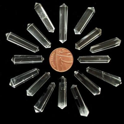 Rock Crystal DT Vogel Wand