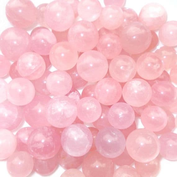 Rose Quartz Crystal Ball Marble