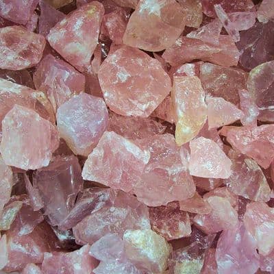 Rose Quartz Crystal Mineral Specimen 30g