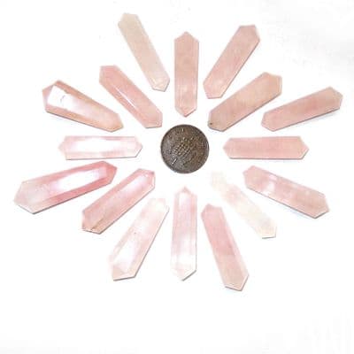Rose Quartz DT Vogel Wand