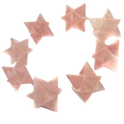 Rose Quartz Merkaba Star Crystal