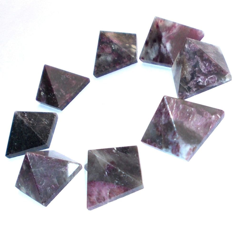 Rubellite Schorl Crystal Pyramid