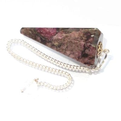 Rubellite Schorl Dowsing Point Pendulum