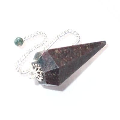 Ruby Kyanite & Fuchsite Dowsing Point Pendulum