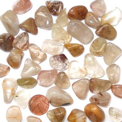 Rutilated Quartz Tumblestone