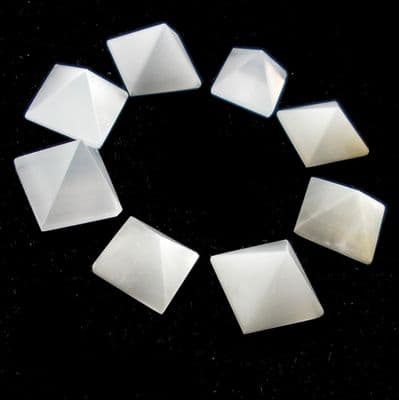 Selenite Gemstone Pyramid