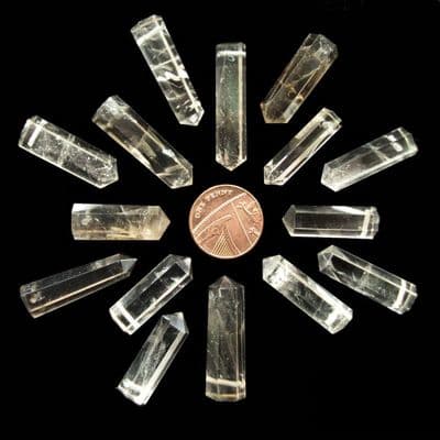 Smoky Quartz Side Drilled Hexagonal Wand ST Point