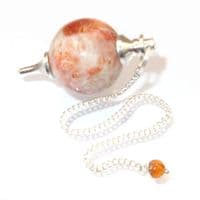 Sunstone Ball Dowsing Pendulum