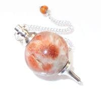 Sunstone Ball Dowsing Pendulum