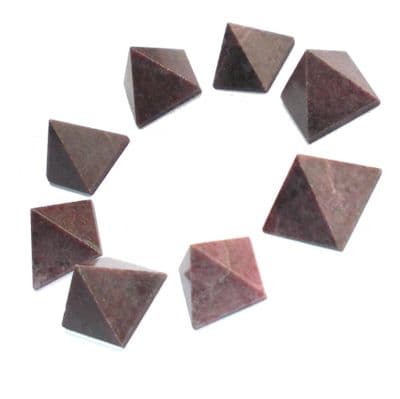 Thulite Crystal Pyramid