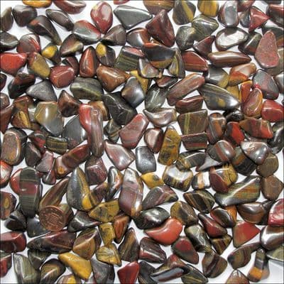 Tiger Iron Crystal Tumblestone