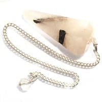 Tourmalinated Quartz Dowsing Pendulum Point