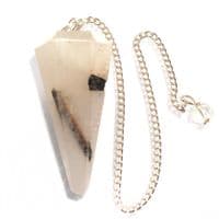 Tourmalinated Quartz Dowsing Pendulum Point