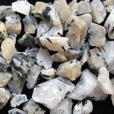 Tourmalinated Quartz Mineral Specimen 30g