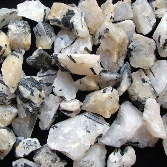 Tourmalinated Quartz Mineral Specimen 30g