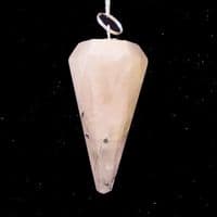 TQ01 Tourmalinated Quartz Crystal Dowsing Pendulum