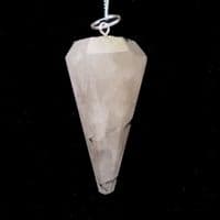TQ01 Tourmalinated Quartz Crystal Dowsing Pendulum