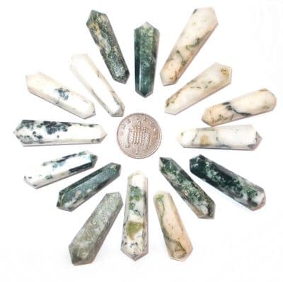 Tree Agate DT Crystal Vogel Wand