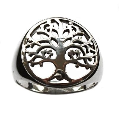 Tree of Life Sterling Silver Finger Ring (R024)
