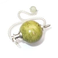 Vesuvianite Dowsing Pendulum Crystal Ball Sphere