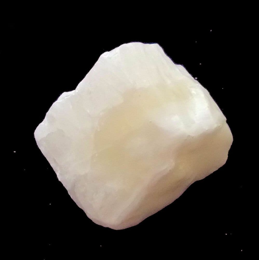White Calcite Chunk Mineral Specimen Natural Raw Crystal 110g 2