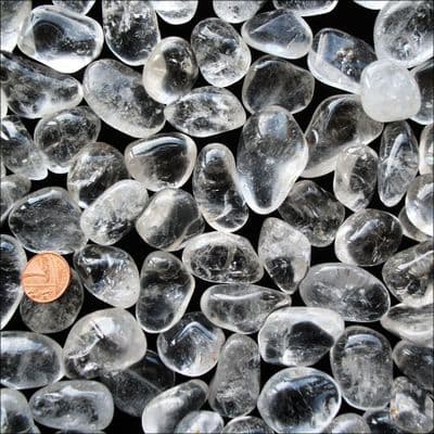 XL Rock Crystal Clear Quartz Tumblestone