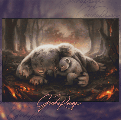 A Mother's Love by Jonas Joedicke Modern Cross Stitch Art Kit