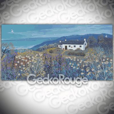 A Place by the Sea by Jo Grundy Modern Cross Stitch Art Kit