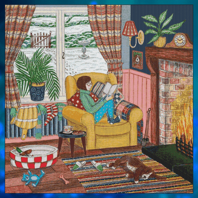 After The Walk by Lisa Davies Cross Stitch Kit