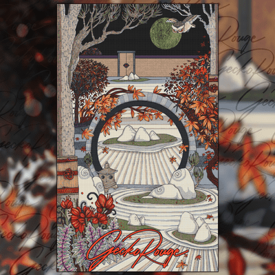 Aki - Autumn by Anita Inverarity Modern Cross Stitch Art Kit