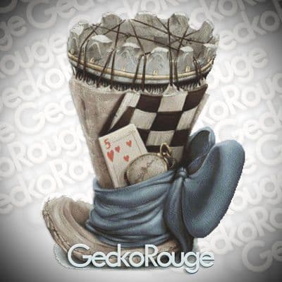 Alice Series 'Chess Hat' by Omri Koresh Modern Cross Stitch Art Kit