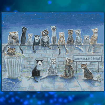 Almost Midnight by Lisa Davies Cross Stitch Kit