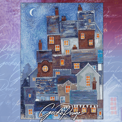 Alone Together by Kate Brazier Modern Cross Stitch Art Kit