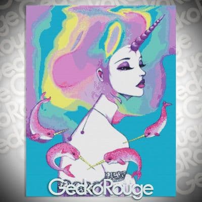 Amalthea by Leilani Joy Modern Cross Stitch Art Kit