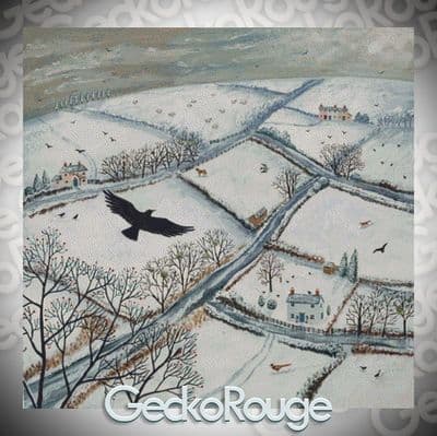 As The Crow Flies by Jo Grundy Modern Cross Stitch Art Kit