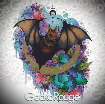Bat by Lorna Laine Modern Cross Stitch Art Kit