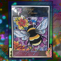 Bee by Lorna Laine - GeckoRouge Modern Cross Stitch Kit