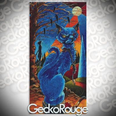 Black Cat by Lesley D McKenzie Modern Cross Stitch Art Kit