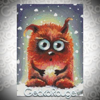 Blobby by Tanya Bond Modern Cross Stitch Art Kit