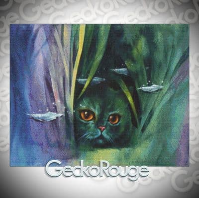 Cat No. 43 by Zazac Namoo / Eruda Art Modern Cross Stitch Art Kit